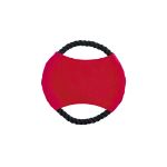 hondenfrisbee katoen - rood