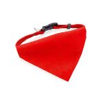 verstelbare halsband met bandana - rood