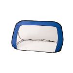 opvouwbaar stranddoel van nylon - blauw