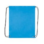 rugzak met trektouw. polyester - blauw