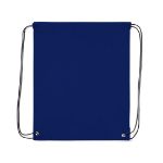 rugzak met trektouw. polyester - marine