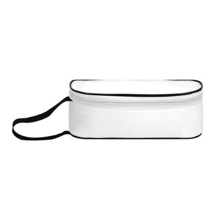 lunchbox met ritssluiting - wit