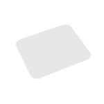 muismat polyester / siliconen - wit