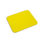 muismat polyester / siliconen - geel
