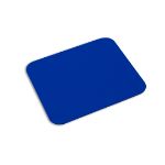 muismat polyester / siliconen - blauw