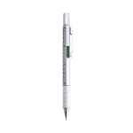 multitool balpen dagor 4 in 1 blauwschrijvend - grijs