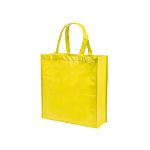gelamineerde non-woven boodschappentas moss - geel