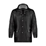 regenjas pvc maten m-l xl-xxl - zwart