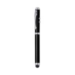 metalen laserpointer auki met 1 led - zwart