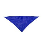 polyester bandana 120 x 80 cm - blauw