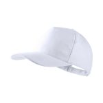 pet geborsteld katoen, 5 panelen bayon - wit