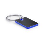 rvs sleutelhanger - blauw
