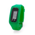 horloge met siliconen band - groen