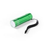 aluminium zaklamp 9 leds - groen