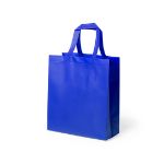 winkeltas non-woven gelamineerd calcula - blauw