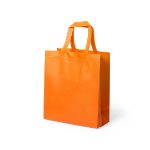winkeltas non-woven gelamineerd calcula - oranje