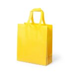 winkeltas non-woven gelamineerd fimel - geel