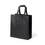 winkeltas non-woven gelamineerd fimel - zwart