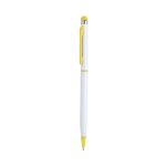 aluminium touch screen balpen blauwschrijvend - geel