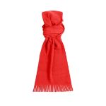 fleece sjaal, anti-pilling - rood