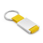 sleutelhanger van aluminium en polyester