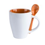 aardewerk mok 350 ml, in verpakking, cotes - oranje