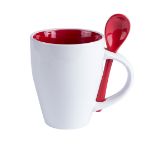 aardewerk mok 350 ml, in verpakking, cotes - rood