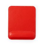 muismat met polssteun - rood