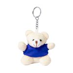 pluche beertje aan sleutelhanger - blauw
