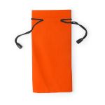 brillenkoker van polyester - oranje
