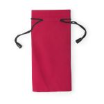brillenkoker van polyester - rood