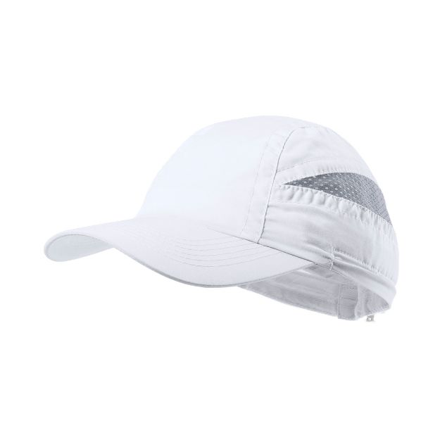 baseball pet van microfibre laimbur - wit