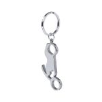 aluminium sleutelhanger flesopener - zilver