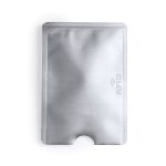 aluminium creditcardhouder en rfid blocker - zilver