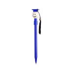 pen met figuurtje blauwschrijvend - blauw