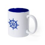 mok met laser personalisatie 350 ml kulmer - blauw