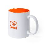 mok met laser personalisatie 350 ml kulmer - oranje