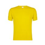 volwassene t-shirt katoen 130 gr. maten s tot xxl - geel