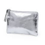 portemonnee van pu materiaal - zilver