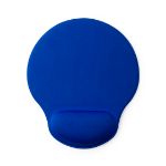 muismat met gewatteerde polssteun - blauw