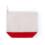toilettas 100% katoen - rood