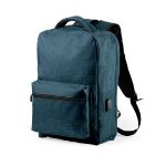 anti-diefstal rugzak met usb verbinding komplete - blauw