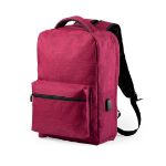 anti-diefstal rugzak met usb verbinding komplete - rood