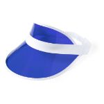 transparante pvc zonneklep narime - blauw