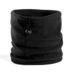 fleece muts en sjaal - zwart