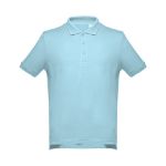 thc adam polo t-shirt voor mannen 195 g katoen - licht blauw