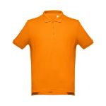 thc adam polo t-shirt voor mannen 195 g katoen - oranje
