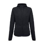 thc helsinki fleece jas dames 280 gr. - zwart