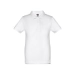 thc adam kids kinder polo 195 gr wit