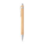 bamboe balpen mos blauwschrijvend